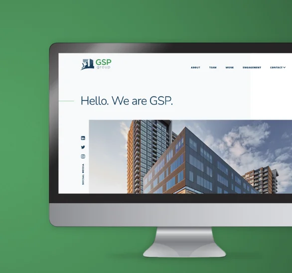 GSP Group website design